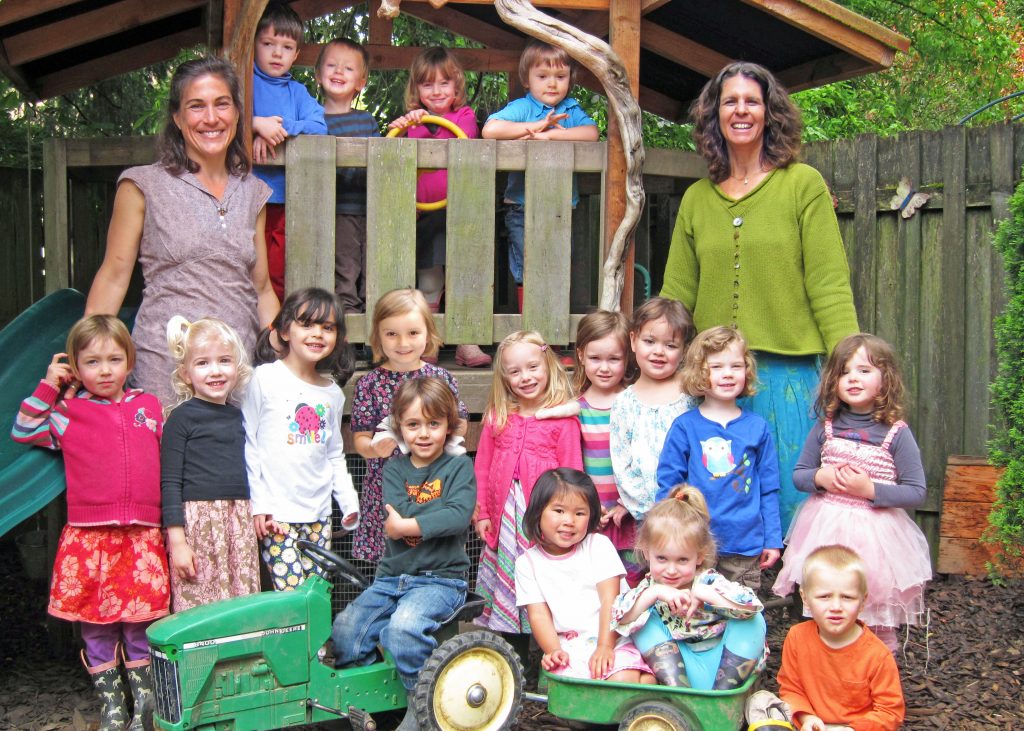 Violet Garden Waldorf Preschool Class Photo